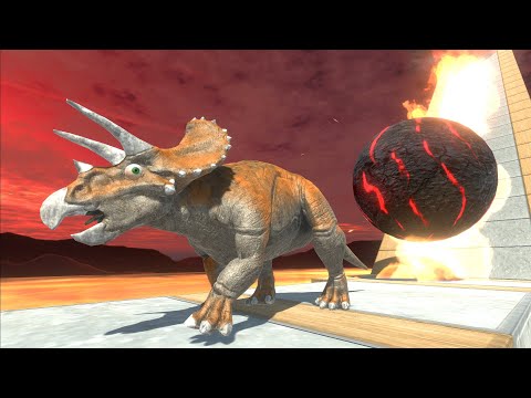 Triceratops Dinosaur or Fireball? - Animal Revolt Battle Simulator