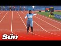 Somali runner sets record for 'slowest ever' 100m after taking over 20 seconds to complete