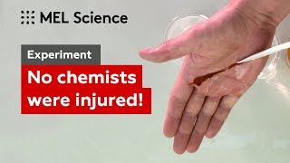 How to make realistic fake blood ("Chemical cut" experiment)