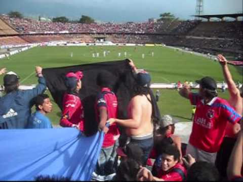 "MEDELLIN 1 VS america 0 LIGA FUTBOL COLOMBIANO 01/AGO/2010 REXIXTENXIA NORTE" Barra: Rexixtenxia Norte • Club: Independiente Medellín