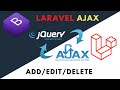 Laravel Ajax CRUD Tutorial Insert Data Without Page Reload With Bootstrap Modal In HINDI