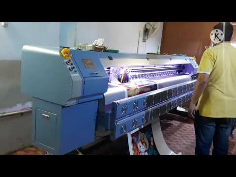Allwin Konica 512 Solvent Flex Printing Machine