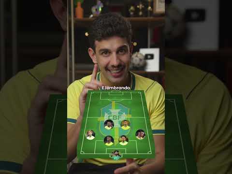 MINHA ESCALAÇÃO DO BRASIL PRA COPA DO MUNDO