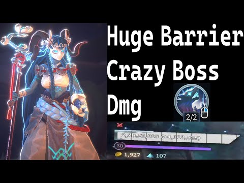 Nachia Fenrir Build +3m Barrier and Crazy Boss Damage Nightmare Difficulty | Shape of Dreams