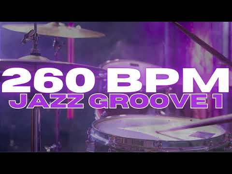 260 BPM - Jazz Drum Beat Groove - Loop 1