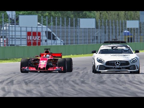 Ferrari F1 2018 vs F1 Safety Car 2018 - Imola