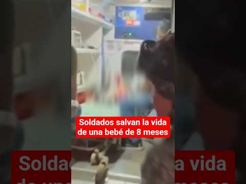 En Vichada enfermeros de combate salvaron la vida a una bebé a quien le cayó una pared.