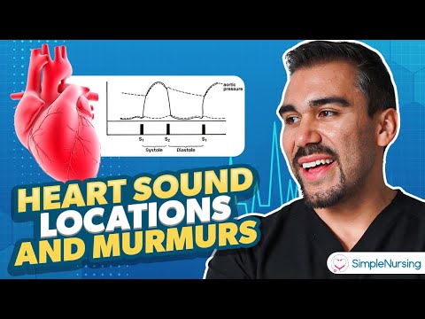 Heart Sound Locations & Murmurs for Nursing | Cardiac Assessment
