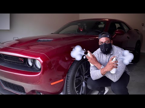 How I painted my brake calipers in 15 minutes on my ScatPack!!