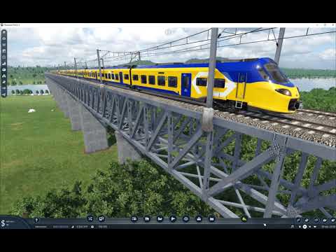 Transport Fever 2 - ICNG 3300 (ICNG-B) mod in-game test.