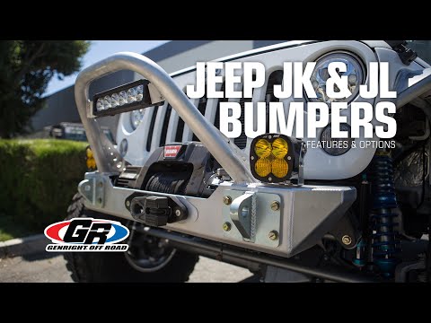 Aluminum Front Bumpers for Jeep JK & JL | GenRight Off Road