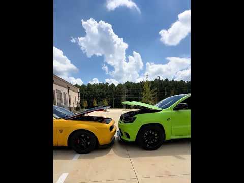 Dodge Demon Vs TrackHawk #srt392 #srt #demon #hellcat #trackhawk #shorts#mopar
