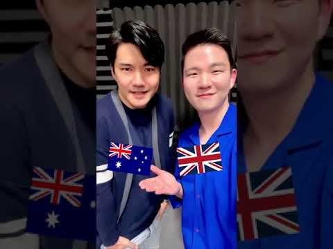 🇬🇧 British Accent vs 🇦🇺 Australian Accent #shorts