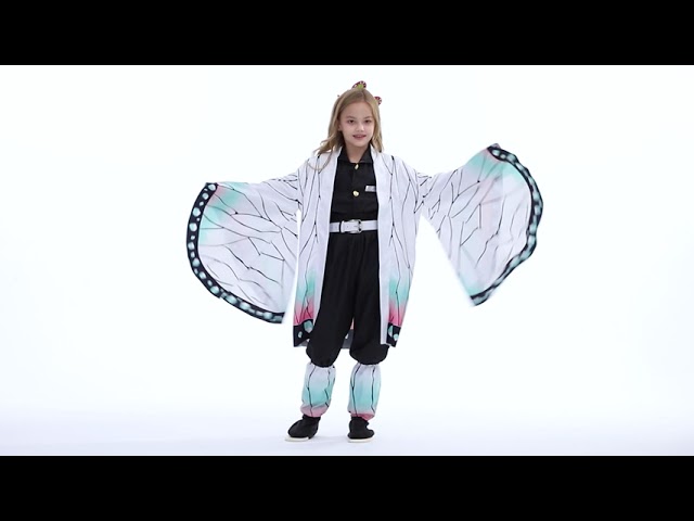 Vídeo relacionado con NoryNick Kochou Shinobu - Capa de kimono para cosplay de Halloween