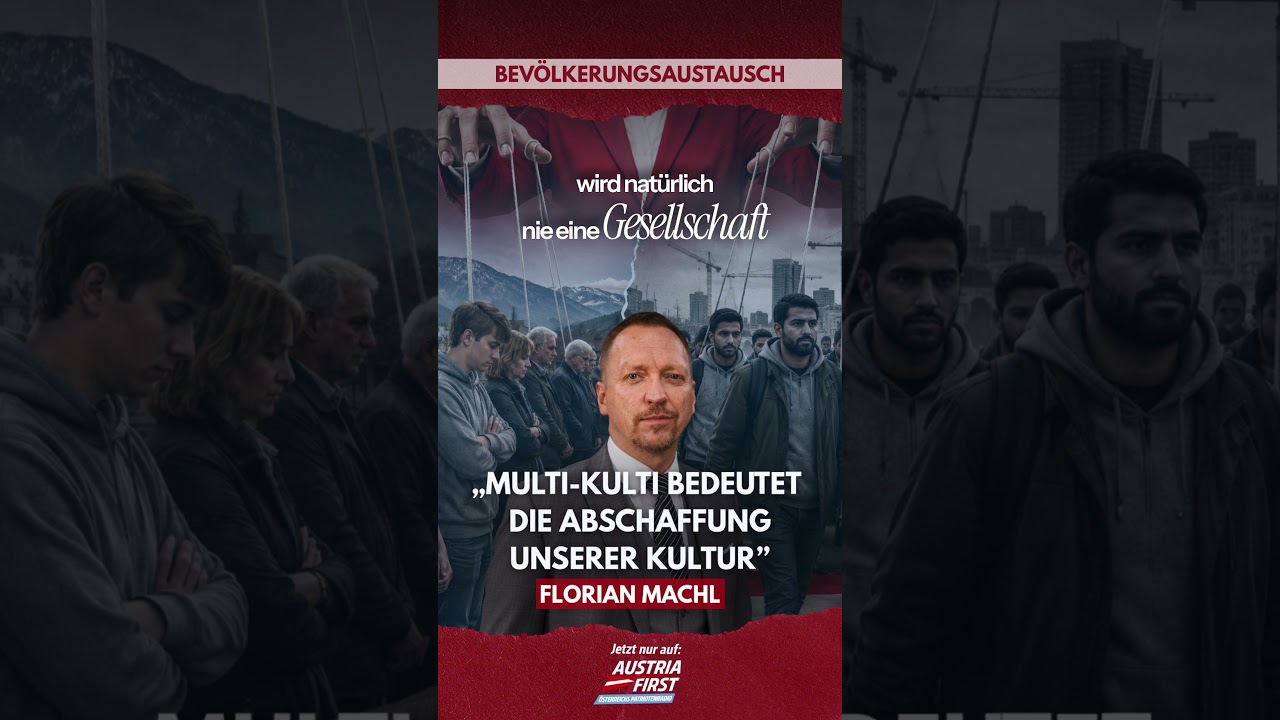 Multi-Kulti bedeutet die Abschaffung unserer Kultur! - Florian Machl
