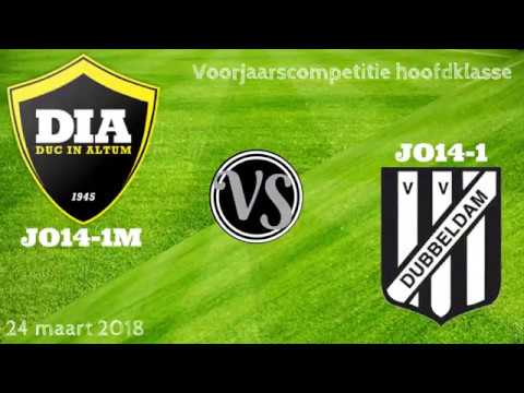 DIA Meisjes Academie JO14-1M vs V.V. Dubbeldam JO14-1