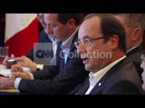 G8 SUMMIT: OBAMA HOLLANDE BILAT MEETING
