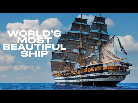 Visiting the World’s Most Beautiful Ship | Amerigo Vespucci Tour @insta360