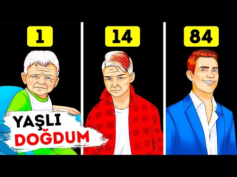 YAŞLI BİR İNSAN OLARAK DOĞUP GİTGİDE GENÇLEŞSEYDİNİZ NE OLURDU