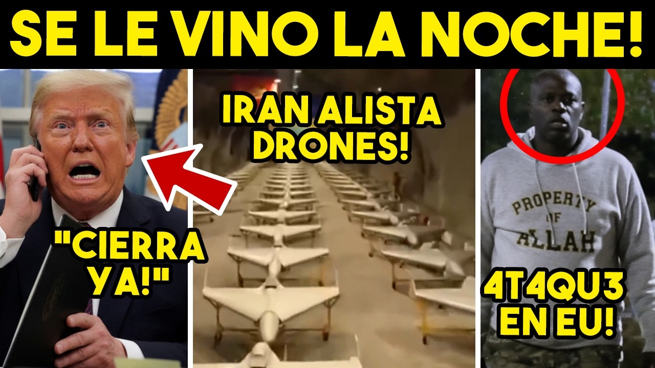 PANICO TOTAL! 4T4QU3 EN EU, TRUMP PIDE PAZ. IRAN LO RECHAZA ACUERDO, TODO SE COMPLICA. HOY