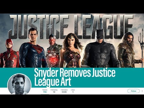 Zack Snyder Removes Justice League Art From Twitter Page