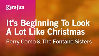 Karaoke It's Beginning To Look A Lot Like Christmas - Perry Como *