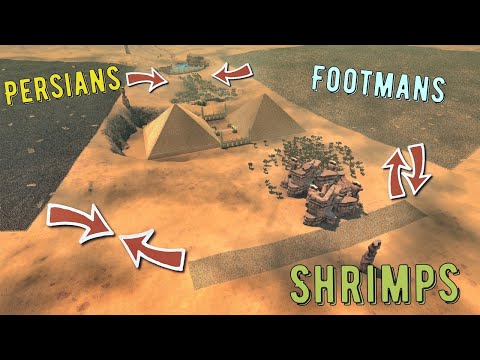 Battle Of 3 Armies: Mantis Shrimps vs Persians vs Footmen - UEBS 2