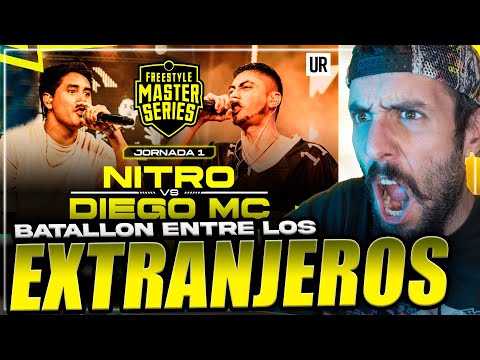 ¡LA MEJOR BATALLA de la NOCHE1 🤯 XLMEN reacciona a DIEGO vs NITRO FMS Colombia