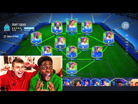 195 RATED!! - FULL SUMMER STARS FUT DRAFT vs SV2!! (FIFA 21)
