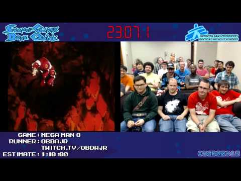 Mega Man 8 :: SPEED RUN in 0:58:34 ]PS2] by Obdajr. #SGDQ 2013
