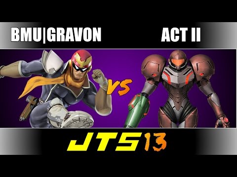 JTS 13 BMU|Gravon (Captain Falcon) vs Act II (Samus) Winners Semifinals