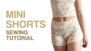 DIY Mini Shorts | Low Rise Shorts Beginner Sewing Tutorial & Sewing Pattern