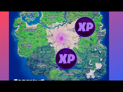 All PURPLE XP Coins locations Week 8 - Fortnite