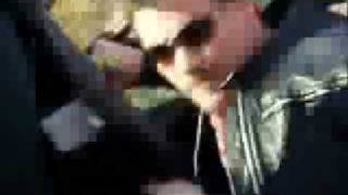 WWE Chris Jericho beats up a woman - fights girl lady fan brawl