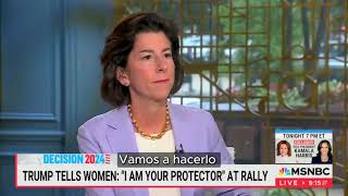 El secretario de Comercio de Biden dice a los demócratas que “extingan a Trump para siempre”.