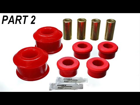 RSX ENERGY SUSPENSION LOWER CONTROL ARM BUSHINGS INSTALL + LOWER BALL JOINTS | PART 2 of 2