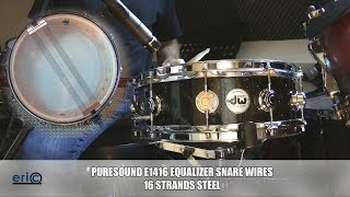 Snare drum wires test