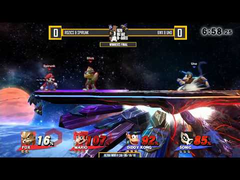 WBB 136 | Rozics & Spirunk vs 6WX & Uno - Winners Finals - Smash 4