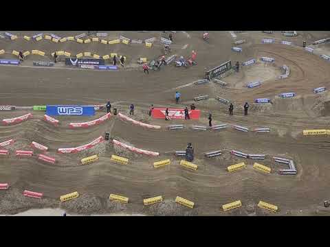 Jett Lawrence heat race first corner crash! Indianapolis 2022