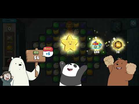 We Bare Bears Match3 Repairs Level 768 - No Boosters