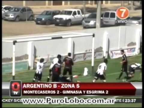 www.PuroLobo.com.ar:  Montecaseros (Mza) 2 - Gimnasia (MZA) 2 - Fase 1/Fecha7 - Argentino B 2013/14