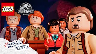 Battling a Robotic Dinosaur 🤖 | LEGO Jurassic World: Legend of Isla Nublar | Mega Moments