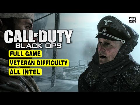 CALL OF DUTY: BLACK OPS • FULL GAME • VETERAN • ALL INTEL • NO COMMENTARY • 4K
