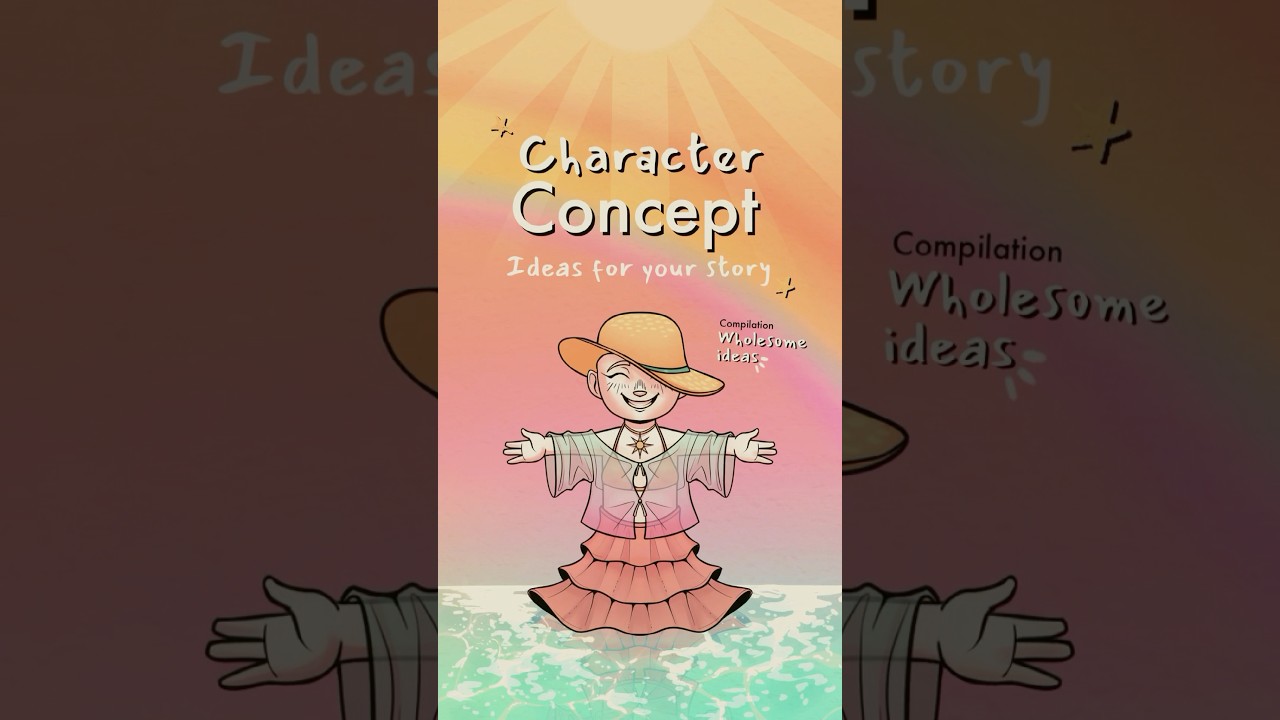 a compilation of wholesome character concepts ☀️✨ #writing #art #oc #originalcharacter #ocs