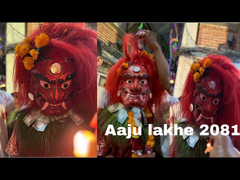 Last day of Lakhey jatra 2081 sawal bahal#bhatte Raja aaju👹