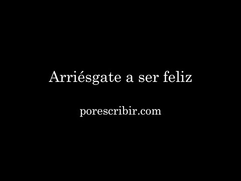 Arriésgate a ser feliz- Alejandro Ordóñez