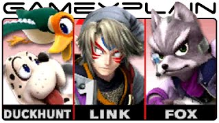 Super Smash Bros 3DS - All Alternate Costumes & Skins