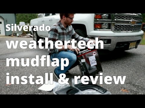 2014 - 2018 Silverado Mudflap Install - WeatherTech