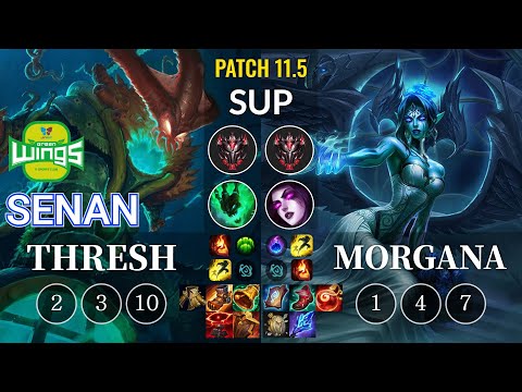 JAG Senan Thresh vs Morgana Sup - KR Patch 11.5