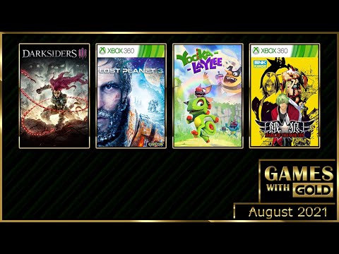 Xbox Live Games With Gold for August 2021